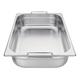 Vogue Stainless Steel 1/1 Gastronorm Tray With Handles 100mm