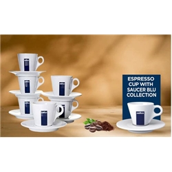 Lavazza Espresso Cups + Lavazza Espresso Saucers