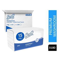 Scott Control Interfold Hand Towels15 Packs x 212's {6663}