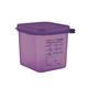 Araven Allergen Polypropylene 1/6 Gastronorm Food Container Purple 2.6Ltr