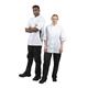 Whites Nevada Unisex Chef Jacket Black & White XS