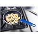 Hygiplas Aluminium Non-Stick Teflon Platinum Plus Frying Pan with Blue Handle 19cm