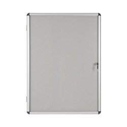 Bi-Office Enclore Magnetic Display Case; Combonet Surface; Lockable Acrylic Door; Aluminium Frame; 720x981mm - 9x A4