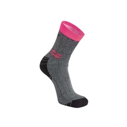 U Power Giady Socks Grey/Fuchsia 