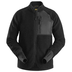 Snickers 8021 Allroundwork Pile Full Zip Jacket Black XL