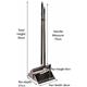 Fixtures Basic Lobby Dustpan Brush with Self Closing Lid