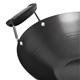 Kitchen Craft Non Stick Flat Base Wok 356mm