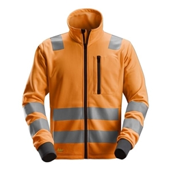 Snickers 8036 High Visibility Class 2/3 Full Zip Jacket Orange Large