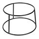 Olympia Non-Slip Riser Round Multi Black Wire 230x260x150mm