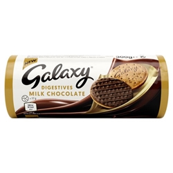 Galaxy Milk Chocolate Digestives 300g - PACK (21)