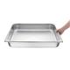 Vogue Stainless Steel 2/1 Gastronorm Tray 100mm