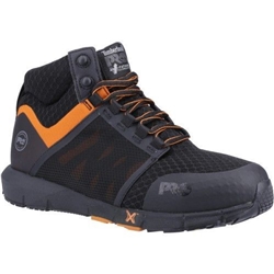 Timberland Pro Radius S3 WR HRO SRC Safety Boot Black/Orange [Size UK 11/ EU 46]