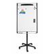 Bi-Office Mastervision Flipchart Mobile Easel; Lacquered Steel Magnetic Surface; Black Structure; 70x100cm (Euro Size)