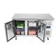 Polar U-Series Double Door Counter Fridge 282Ltr