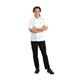 Whites Chicago Unisex Chef Jacket Short Sleeve White L