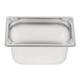Vogue Heavy Duty Stainless Steel 1/4 Gastronorm Tray 150mm