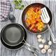 Vogue Tri-Shield Stainless Steel Frying Pan with Clad Coating 24cm