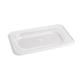 Vogue Polycarbonate 1/9 Gastronorm Lid Clear