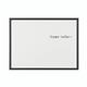 Bi-Office Non-Magnetic Whiteboard; 60x45cm; Dry-Wipe Surface; Black MDF Frame