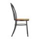 Bolero Clarisse Side Chairs Metallic Grey (2 Pack)