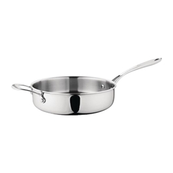 Vogue Stainless Steel & Aluminium Tri-Wall Sauté Pan 240mm