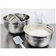 Vogue Stainless Steel Mixing Bowl with Silicone Base 8Ltr