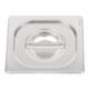 Vogue Heavy Duty Stainless Steel 1/6 Gastronorm Tray Lid