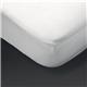 Mitre Essentials Pyramid Fitted Sheet White King Size