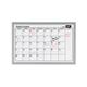 Bi-office Magnetic Monthly Planner With 22mm Grey MDF Frame Boxed Singles No Shrinkwrap/Insert 60x40