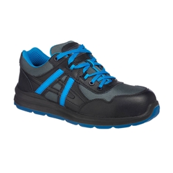 FT60 - Portwest Compositelite Mersey Trainer S1P Black/Blue - Size 44