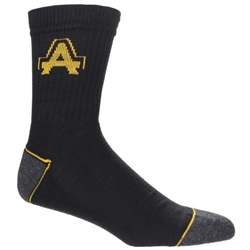 Amblers Safety Amblers Heavy Duty Work Socks Black [Size UK 6-11] (Pack of 3)
