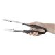 Hygiplas Colour Coded Black Serving Tongs 300mm