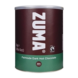 Zuma Fairtrade Dark Hot Chocolate (33% Cocoa) 2kg Tin