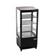 Polar C-Series Energy Efficient Curved Door Display Fridge Black 86Ltr