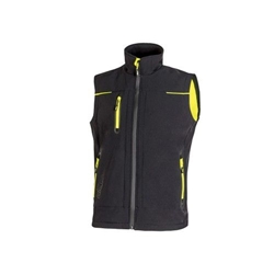 U Power Universe U-Tex Soft Shell Gilet Carbon Black Medium
