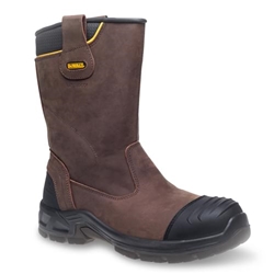 DeWalt Millington Lightweight Non-Metallic Waterproof Rigger Boot Brown [Size UK 5/ EU 38]