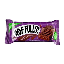 Waffulls! Dark Waffles Double Choc 50g (12 Pack)