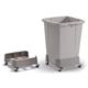 Durable Linkable Trolley for DURABIN 90L Recycled Polypropylene Grey - 334137