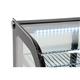 Polar G-Series Energy Efficient Countertop Food Display Fridge Black 160Ltr