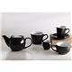 Olympia Cafe Flat White Cup Black - 170ml (12 Pack)