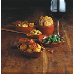 Olympia Tapas Rustic Mediterranean Ramekins 77mm (6 pack)
