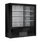 Zoin Cervinho Multideck Display Black with Sliding Doors 1000mm