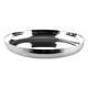 Olympia Hammered Stainless Steel Round Tray 260x35mm