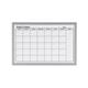 Bi-office Magnetic Monthly Planner With 22mm Grey MDF Frame Boxed Singles No Shrinkwrap/Insert 60x40