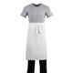 Whites Bistro Apron Polycotton White 900x800mm