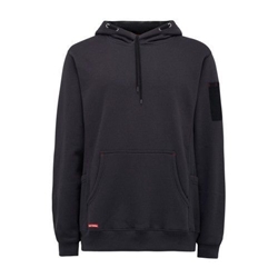 Hard Yakka Brushed Fleece Hoodie Grey Marle Large