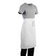 Whites Bistro Apron Polycotton White 900x800mm