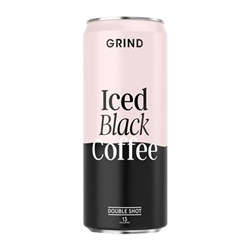 Grind Iced Black Coffee Cans 250ml (8 pack)