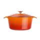 Vogue Orange Round Casserole Dish 3.2Ltr