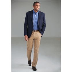 Brook Taverner Denver Classic Fit Chino Trouser Beige 46 Regular 8806B